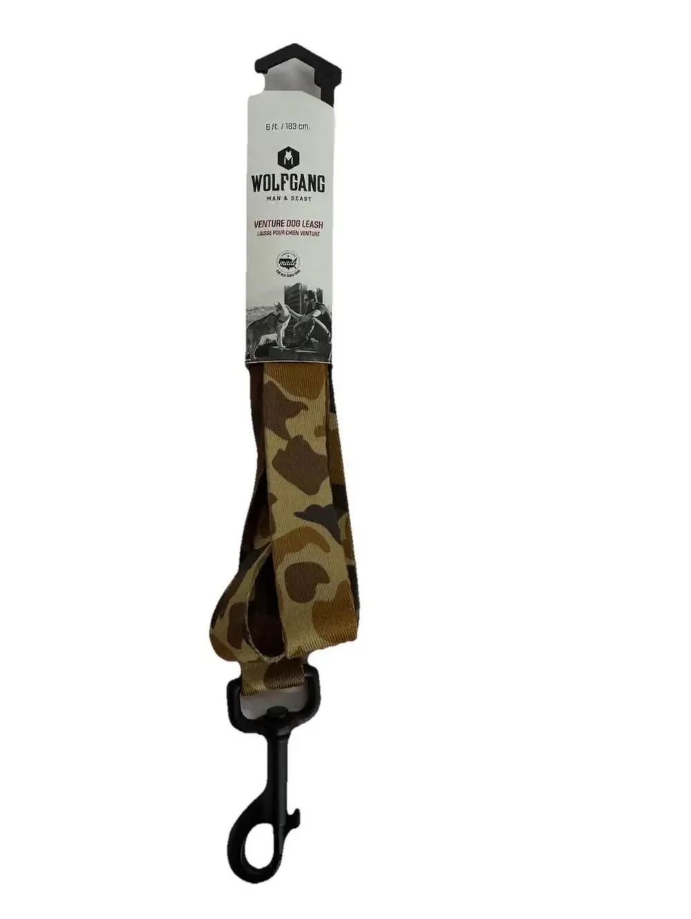 (RG) Wolfgang Man & Beast Venture Dog Leash 6ft Camo 1in Heavy Duty Made NWT